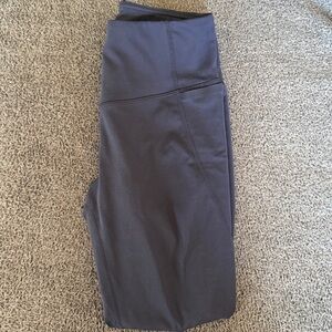 Zella Studio Luxe High Waist Pocket 7/8 leggings, navy sapphire, small